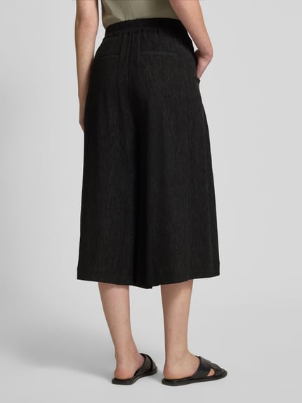 s.Oliver BLACK LABEL Loose fit culotte van lyocellmix Zwart - 5