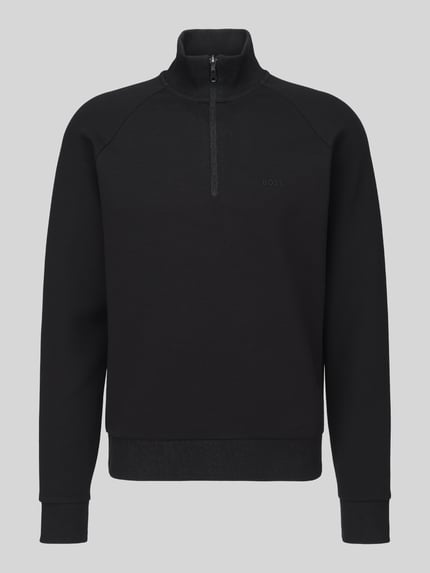 BOSS Green Sweatshirt mit Troyerkragen Black 2