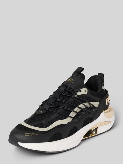 PLEIN SPORT Sneakersy z aplikacją z logo model ‘ONYX ULTRA’ Czarny 1