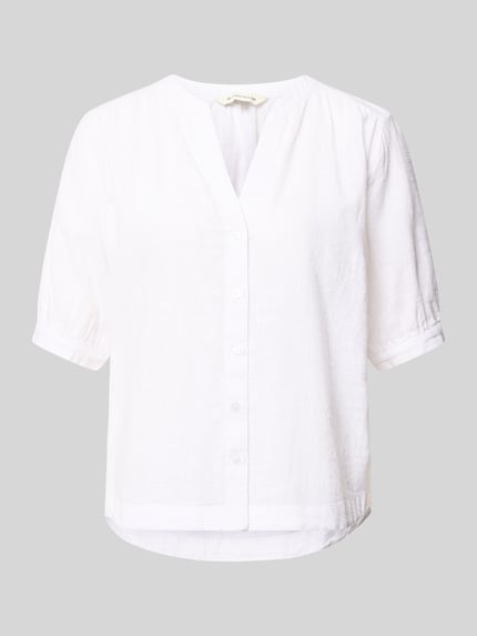 Relaxed Fit Kurzarmbluse aus reiner Baumwolle Shop The Look MANNEQUINE