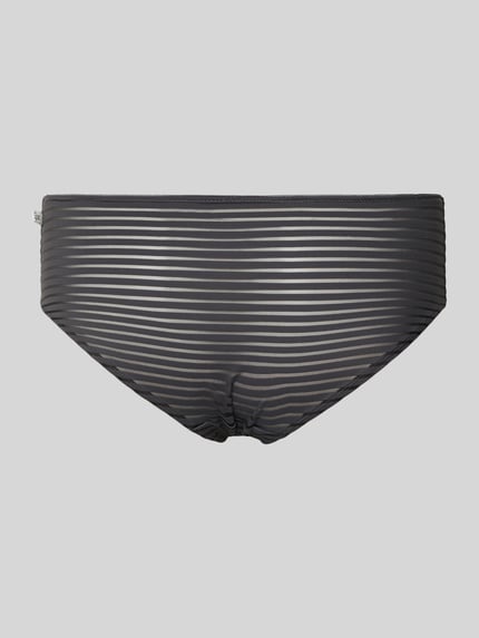 Marc O'Polo Panty met streepmotief Zwart - 3