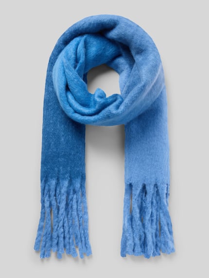 ICHI Schal in Strick-Optik Modell 'IAMALOU' Blau 1