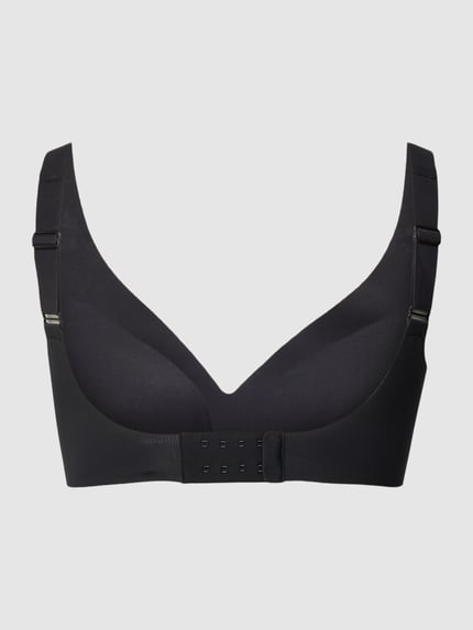 Sloggi Bralette met haakjessluiting, model 'ZERO FEEL 2.0' Zwart - 3