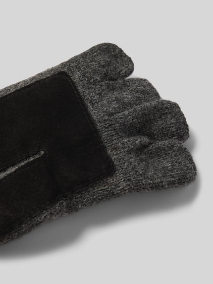 Barts Handschuhe mit Label-Detail Modell 'HAAKON' Anthrazit 3