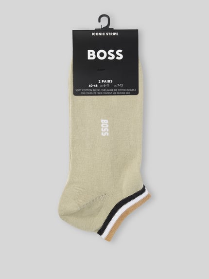 BOSS Socken aus Baumwoll-Mix im 2er-Pack Schilf 2