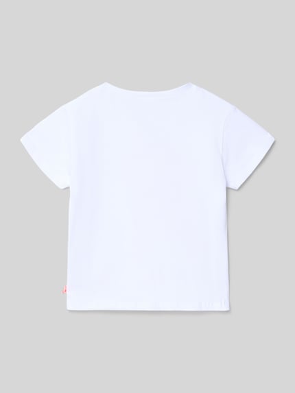 Productfoto, Regular Fit T-shirt met paillettenbesatz van BILLIEBLUSH, puur katoen, ronde hals, ruglengte maat 116 is 39 cm
