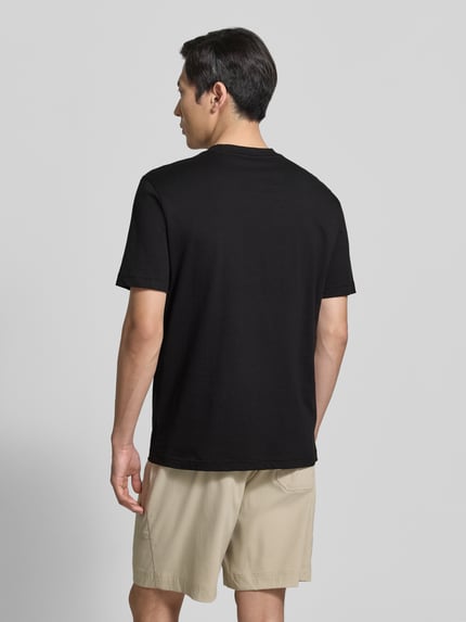 BOSS Green Regular Fit T-Shirt mit Logo Print Black 5