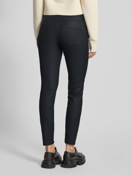 Tom Tailor Jeansy o kroju skinny fit z mieszanki wiskozy model ‘LUCIE SKINNY’ Czarny 5