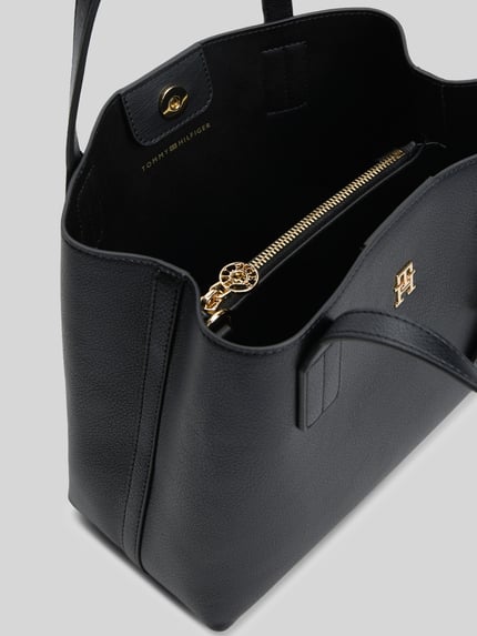 Tommy Hilfiger Henkeltasche mit Anhänger für Kleinigkeiten Black 4