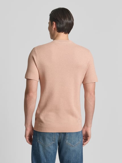 JACK & JONES Premium Gebreid shirt met ronde hals model 'RILEY' Oudroze - 5