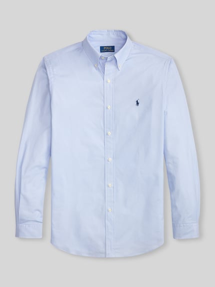 Polo Ralph Lauren slim fit vrijetijdsoverhemd van puur katoen Bleu - 2