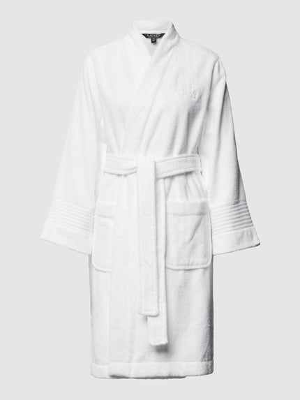 Lauren Ralph Lauren Bademantel aus Baumwolle Weiss 2