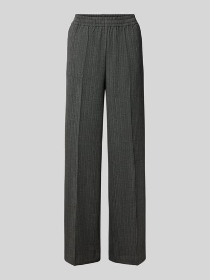LeGer Broek met elastische band, model 'Shannon' Antraciet - 2