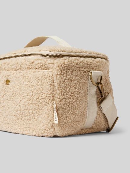 Studio Noos Kühltasche mit Label-Detail Modell 'Teddy Cooler Bag' Sand 3