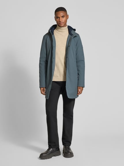 Matinique Regular Fit Parka mit Kapuze Modell 'Madeston' Jeansblau 1