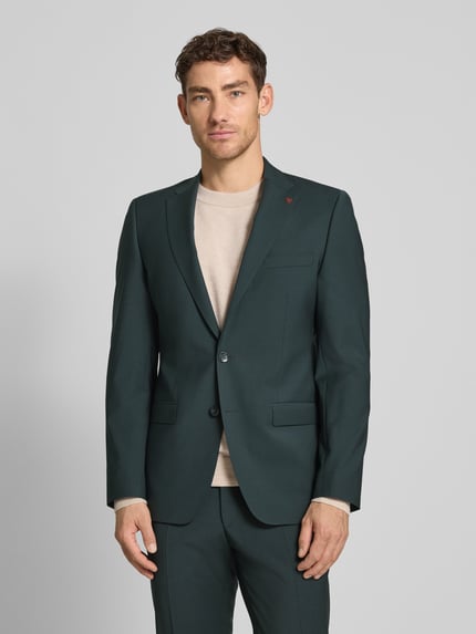 ROY ROBSON Garnitur o kroju slim fit w jednokolorowym designie Zielony 4