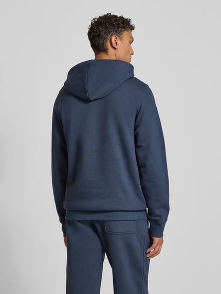 Wood Wood Hoodie mit Känguru-Tasche Modell 'Ash' Blau 5
