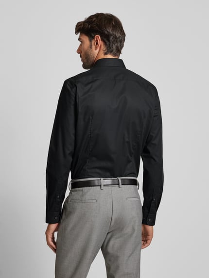 Jake*s Slim Fit Business-Hemd mit Kentkragen Black 5