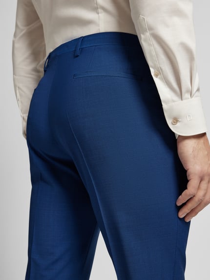 ROY ROBSON Extra slim fit pak met scheerwol Blauw - 7