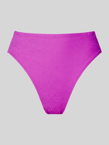 PUMA Figi bikini z fakturowanym wzorem Mocnoróżowy 1