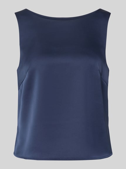 Christian Berg Cocktail Regular Fit Top aus Satin Marine 2