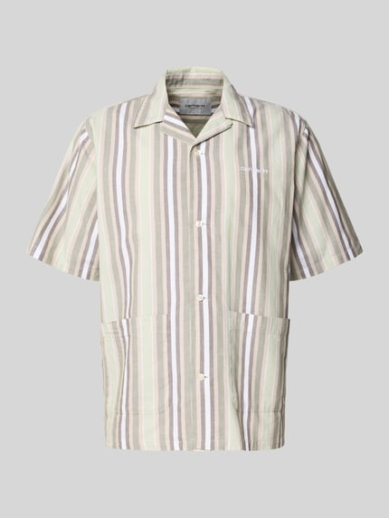 Carhartt Work In Progress Regular Fit Freizeithemd mit Label-Stitching Sand 2