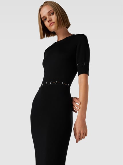 Rabanne Maxi-jurk met siergarnering Zwart - 3