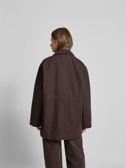 ROTATE Jacke mit Stehkragen Schoko 5