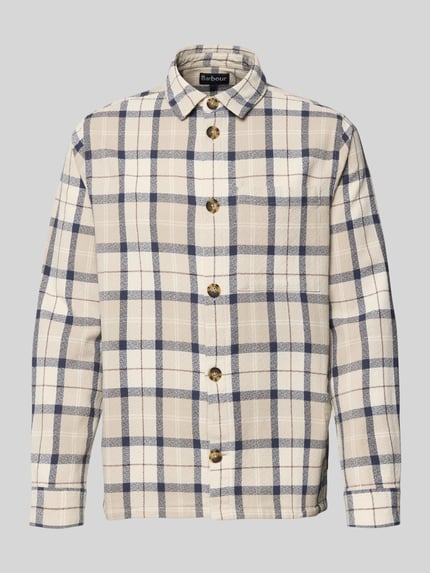 Barbour Regular Fit Hemdjacke aus reiner Baumwolle Modell 'VENNEL' Beige 2