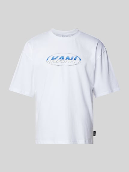 Karl Kani T-Shirt mit Label-Print Weiss 2