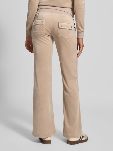 Juicy Couture Joggingbroek van katoenmix model 'LAYLA' Taupe - 5