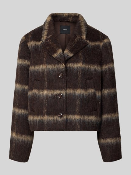 Jacke aus Woll-Mix Modell 'Nakaro' Shop The Look MANNEQUINE
