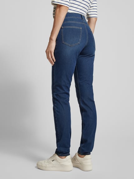 Brax Slim Fit Jeans mit Eingrifftaschen Modell 'Shakira' Blau 5