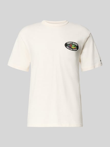 Tommy Jeans Relaxed Fit T-Shirt aus reiner Baumwolle Offwhite 2
