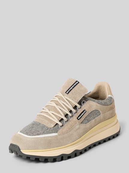 Floris van Bommel Sneaker mit Schnürverschluss Sand 1