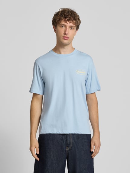 JACK & JONES T-Shirt mit Logo-Print Modell 'RIVIERA VINTAGE POSTER' Hellblau 4