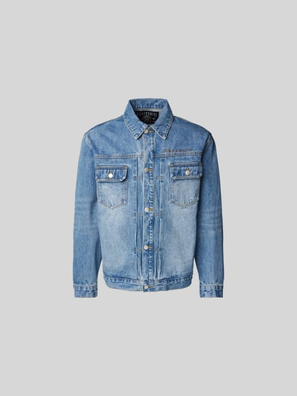 Jeansjacke aus reiner Baumwolle Shop The Look MANNEQUINE
