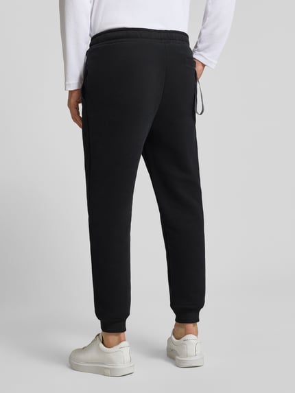 Carlo Colucci Sweatpants mit elastischem Bund Black 5