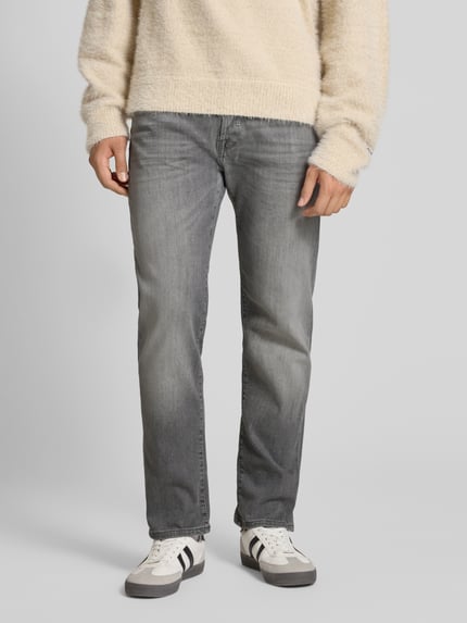 JACK & JONES Jeans met 5-pocketmodel, model 'MIKE' Lichtgrijs - 4