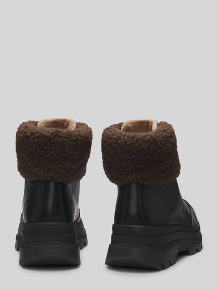 BOSS Boots van echt leer, model 'FOSTER' Zwart - 2
