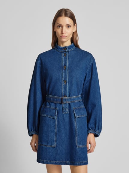 Weekend Max Mara Jeansjurk met tailleriem, model 'EURO' Blauw - 4