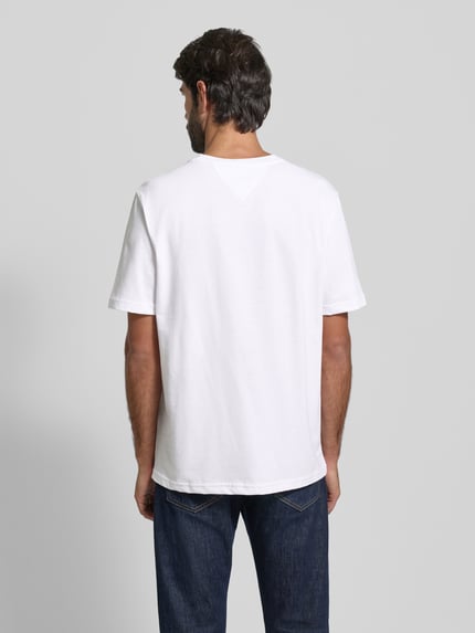 Tommy Hilfiger Regular Fit T-Shirt aus reiner Baumwolle Weiss 5