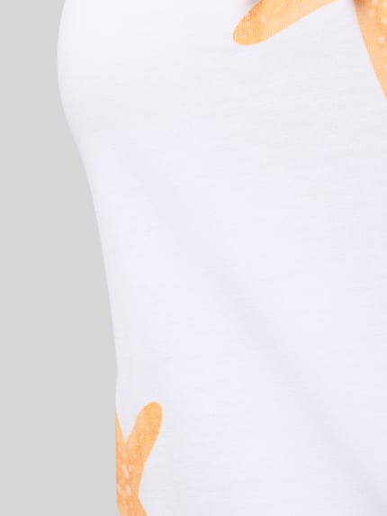 LOUIS & LOUISA Regular Fit Minikleid mit Zierschleife Modell 'Sommerliebe' Orange 2
