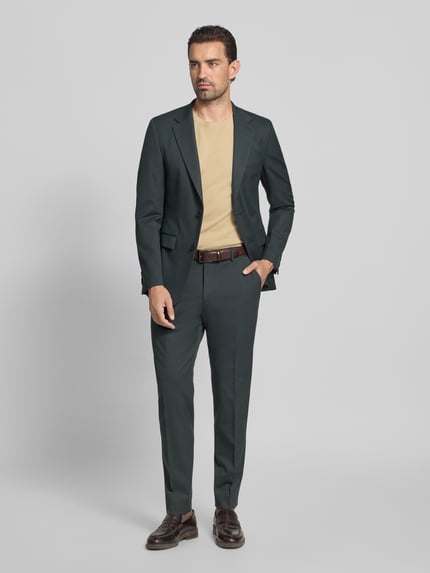Strellson Slim Fit Anzugsakko mit Woll-Anteil Modell 'ALZER 3' Dunkelgruen 1