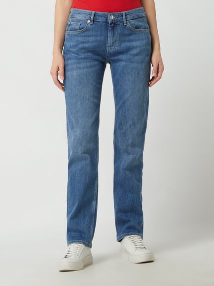 s.Oliver RED LABEL Straight Fit Jeans mit Stretch-Anteil Hellblau 4