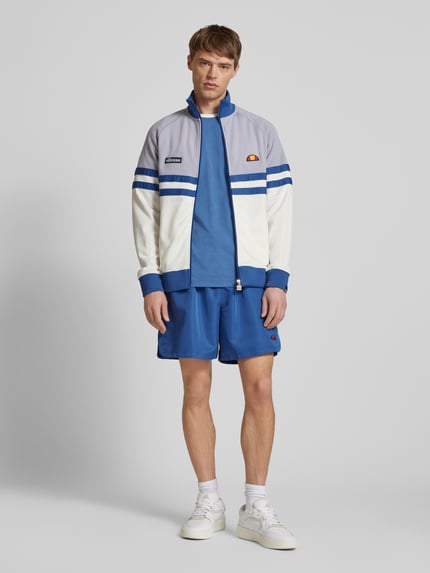 ellesse Relaxed Fit Shorts mit Logo-Badge Modell 'EAMES' Blau 1