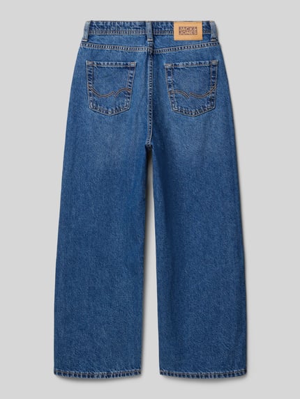 JACK & JONES Wide fit jeans met logopatch, model 'Iron' Blauw - 3
