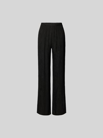 straight fit stoffen broek van viscosemix Shop The Look MANNEQUINE