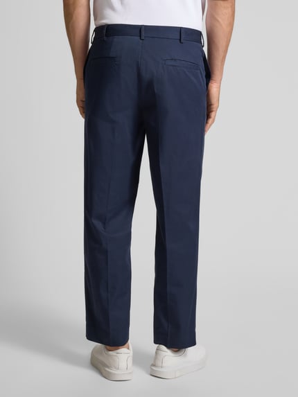 Forét Regular Fit Stoffhose mit Bundhalten Modell 'Writer' Marine 5