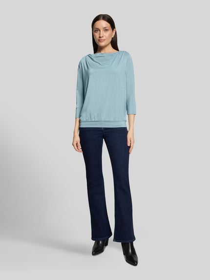 Betty Barclay 3/4-Shirt mit Wasserfallausschnitt Mint 1